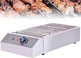 Piastra Elettrica Da Tavolo, Barbecue Portatile Senza Fumo Elettrico Griglia Per Barbecue Griglia Da Cucina Interna Con Vassoio Antigoccia Riempito D'acqua E Controllo Della Temperatura, Griglia Per