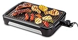 George Foreman Barbecue Elettrico da Tavolo - Smokeless - 80% di fumo in meno - Griglia da tavolo; Lavabile in lavastoviglie, Vassoio per Grasso; Opzione di Conservazione Verticale,25850-56